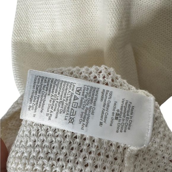 J. Crew Pointelle lace-up sweater-dress size large - Picture 5 of 6